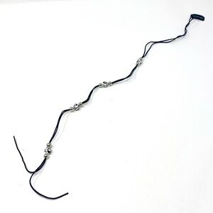 New Free People Braid In Hair Clip White Black Bead